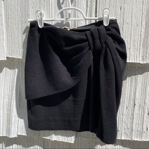 Maje Bow Knit Skirt